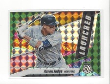 2021 Panini Mosaic Launched Mosaic Green Prizm #2 Aaron Judge Yankees