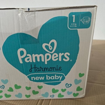 Pampers New Baby Harmonie Windeln (NEU)   Größe 1 (2-5 kg), 180 Stück