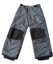 Snow Pants Youth Sm 6/7 Insulated Cherokee Gray Track Ski Snowboard Winter Time