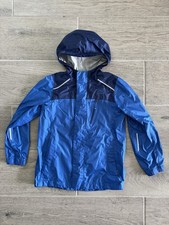 L.L. Bean Kids Winter Coat Jacket, Blue , Size L 6X/7, Hood, Zips