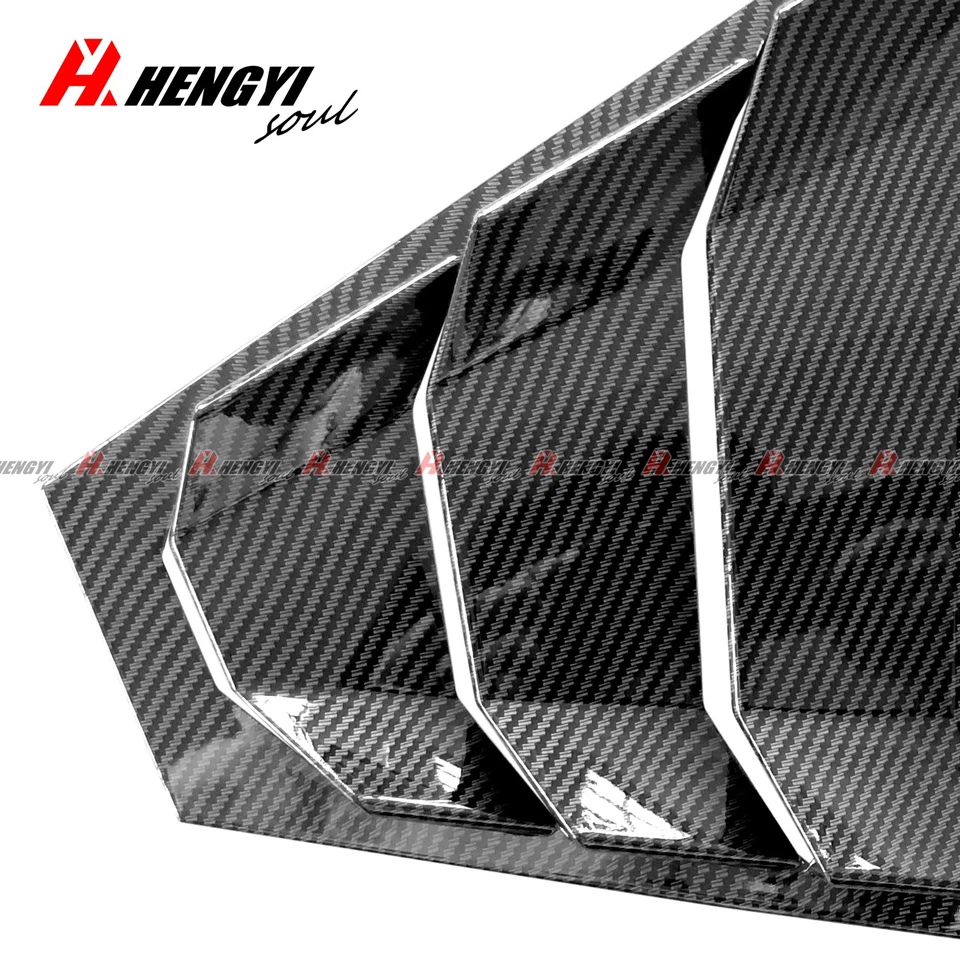 Estilo fibra de carbono para Nissan Altima 2023+ ventana trasera persiana tapa embellecedor Foto 3 de 3