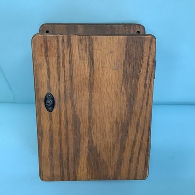 Oak Dispatcher s Box 9 1/4  H Wall Mount