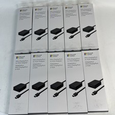 Lot of 10 Microsoft Surface Mini DisplayPort to VGA Adapter