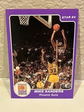 1983-84 Star Mike Sanders #118 Phoenix Suns NRMT E