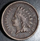 1862 INDIAN HEAD CENT - VF VERY FINE Details