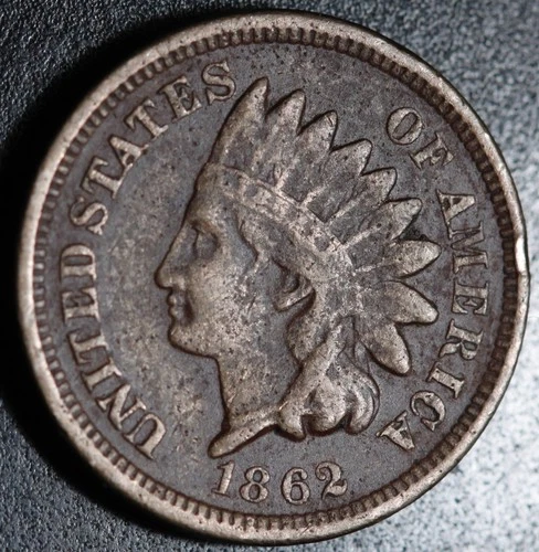1862 INDIAN HEAD CENT - VF VERY FINE Details