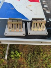 PAIR OF NOS 1976 1977 RUPP NITRO 250 340 440 Snowmobile Engine Reed Valves Cage