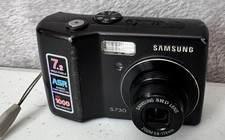 Samsung s730 Digimax 7.2MP Digital Camera Black Tested/Working