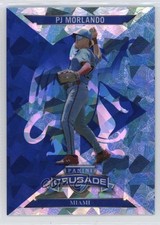 2025 Panini Crusade Crusade Blue Cracked Ice PJ Morlando #79 1me8