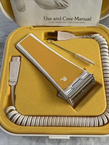Remington Women's Electric Razor Shaver Smooth Silky Works In Case Vintage MCM - Picture 3 of 10
