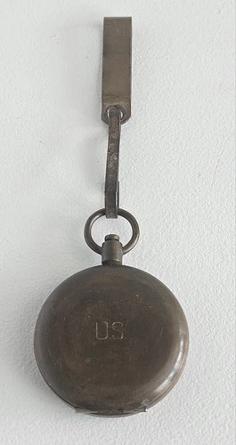 World War II US Military S&W NY Schwab & Wuischpard Brass Compass WW2 WWII