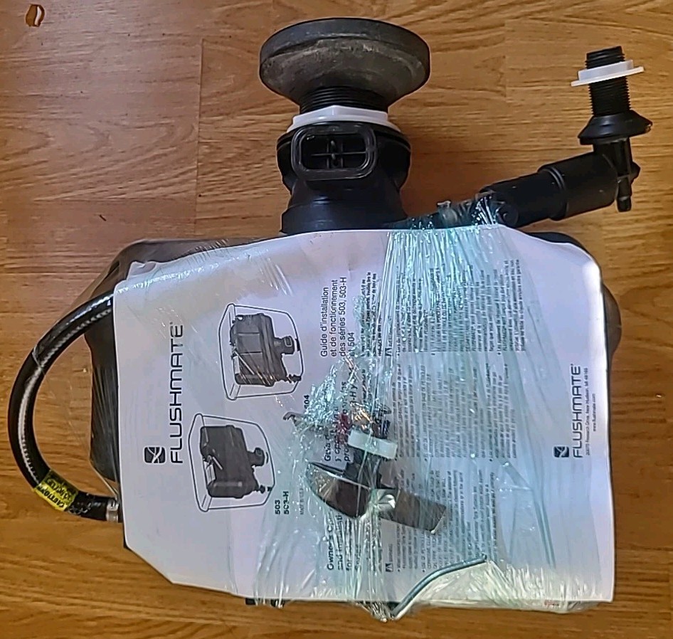 Flushmate 504 Series M-101526-F4 Pressure Assist 1.0 GPF Toilet