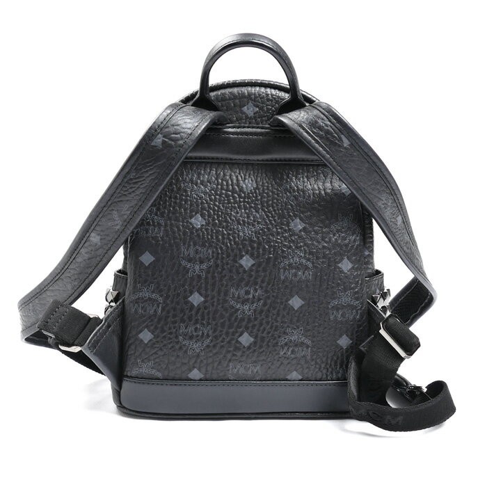 MCM Mini Backpack Stark Side Studs Visetos Black … - image 2