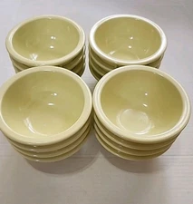Vintage Dallas Ware Yellow Melamine Bowls B-78  Set of 16 Texas Ware