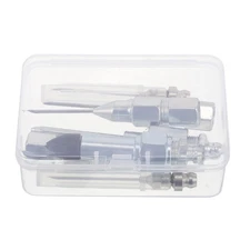 7 PCS Butter Needle Set Grease Nozzle Gun Accessories Rubber Tip
