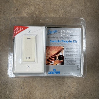  LEVITON Decora Anywhere Switch Remote Control Kit 6697-I(vory) & 6697-W(hite)