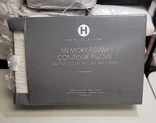 Hotel Collection Memory Foam Contour Gel Infused Pillow Standard/Queen