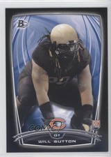2014 Bowman Rookies Black Will Sutton #84 1u7