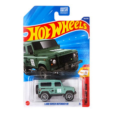 HOT WHEELS Land Rover Defender 90 Green Then and Now Mainline JBC16 2025