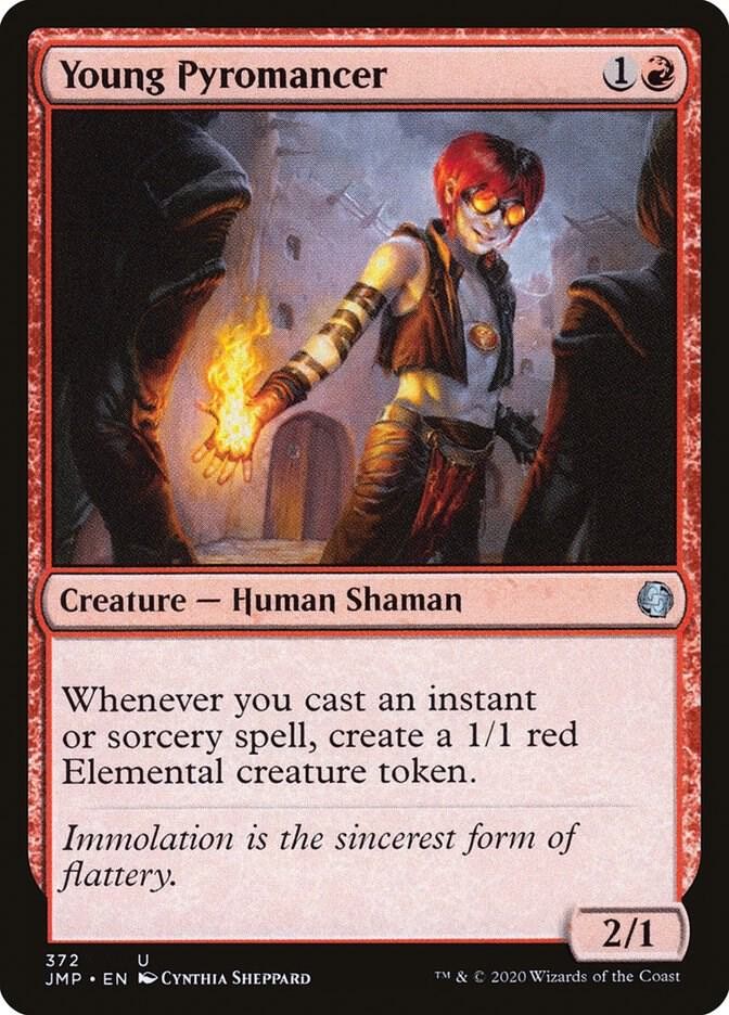 Young Pyromancer 372 Uncommon Jumpstart Magic: The Gathering Near Mint