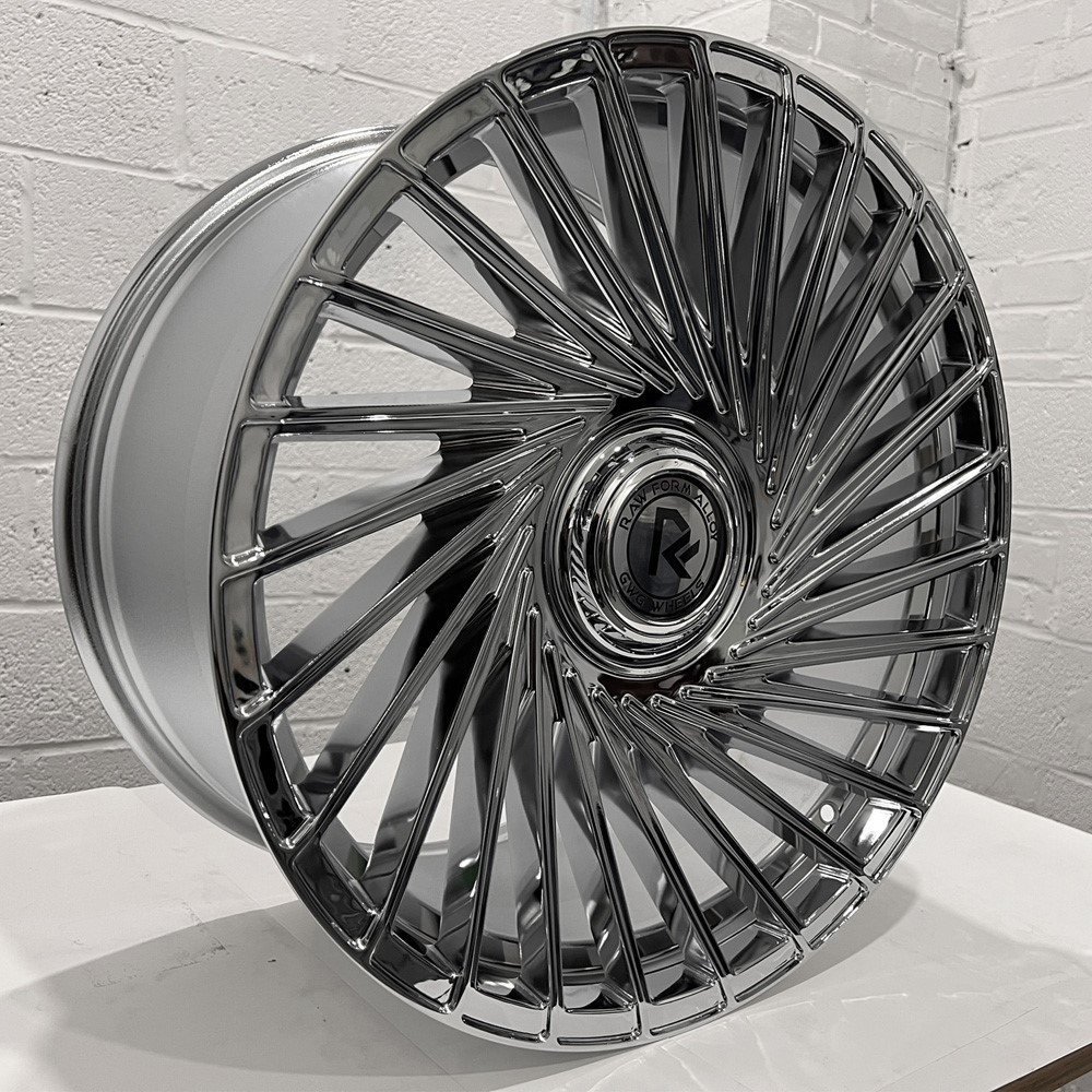 4 RF2 20 inch STAGGERED Chrome Rims fits MASERATI GRANTURISMO 08