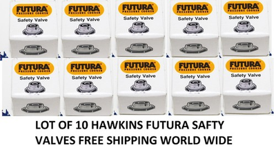 #ad 10 Pack Hawkins Futura Safety Valve For 2L to 9L Hard Anodised Pressure Cookers $14.99