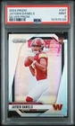 2024 PANINI PRIZM SILVER PRIZM #347 JAYDEN DANIELS ROOKIE RC PSA 9