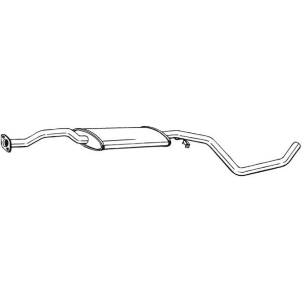 Bosal MittelschalldäMpfer FüR Ford Escort V Cabriolet 1.6 16V Xr3I 1.6I-image