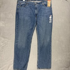 Levi's 559 Jeans Men's Relaxed Straight 42x32 Medium Wash Stretch Denim NWT