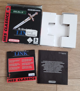 NES CLASSICS ZELDA II The Adventure of Link OVP ohne Spiel ohne Handbuch