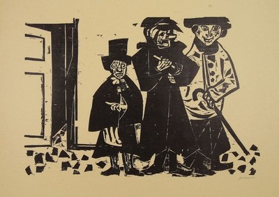 Willem Grimm (1904-1986) Holzschnitt RUMMELPOTT #4,1