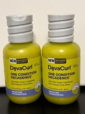 2 X DevaCurl One Condition Decadence Ultra Rich Cream Conditioner 3oz Free Ship