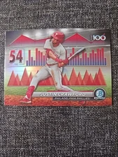 2024 Bowman Chrome Justin Crawford Scouts Top 100 Prospect #BTP-54 Phillies