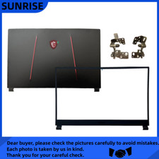 New MSI GE75 Raider 8SG 8SF 8RE 8RF MS-17E1 LCD Back Cover / Front Bezel /Hinges