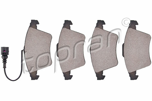 Kit plaquettes de frein avant pour Transporter T5 de vacances et trajets chargés