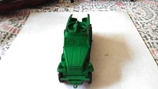 1960s Auburn Rubber Original Green Army Halftrack - Personnel Carrier