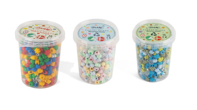 Dantoy Perlen Set Bastellperlen Tivoli Pastell Forest Beads 520 Stück Wählbar