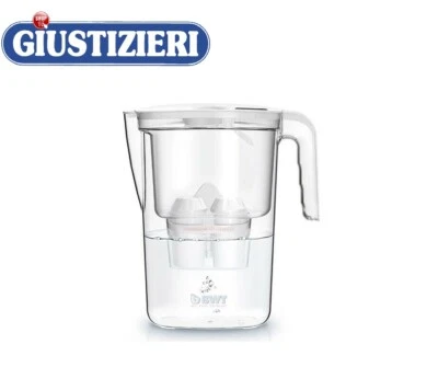 BWT CARAFFA FILTRANTE ACQUA 2,60L BIANCA CON FILTRO MAGNESIUM MINERALIZED WATER