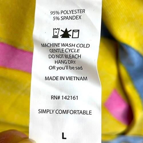 LuLaRoe Irma Neu mit Etikett L Gold Pink Marineblau Druck Hi Niedrig bequem dehnbar bequemer bequemer Stoff - Bild 8 von 16