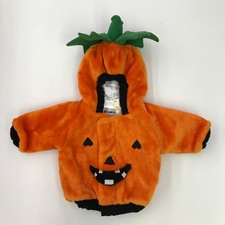 Babys Halloween Pumpkin Jacket 12M LLK Cuddles Outerwear Jack o Lantern