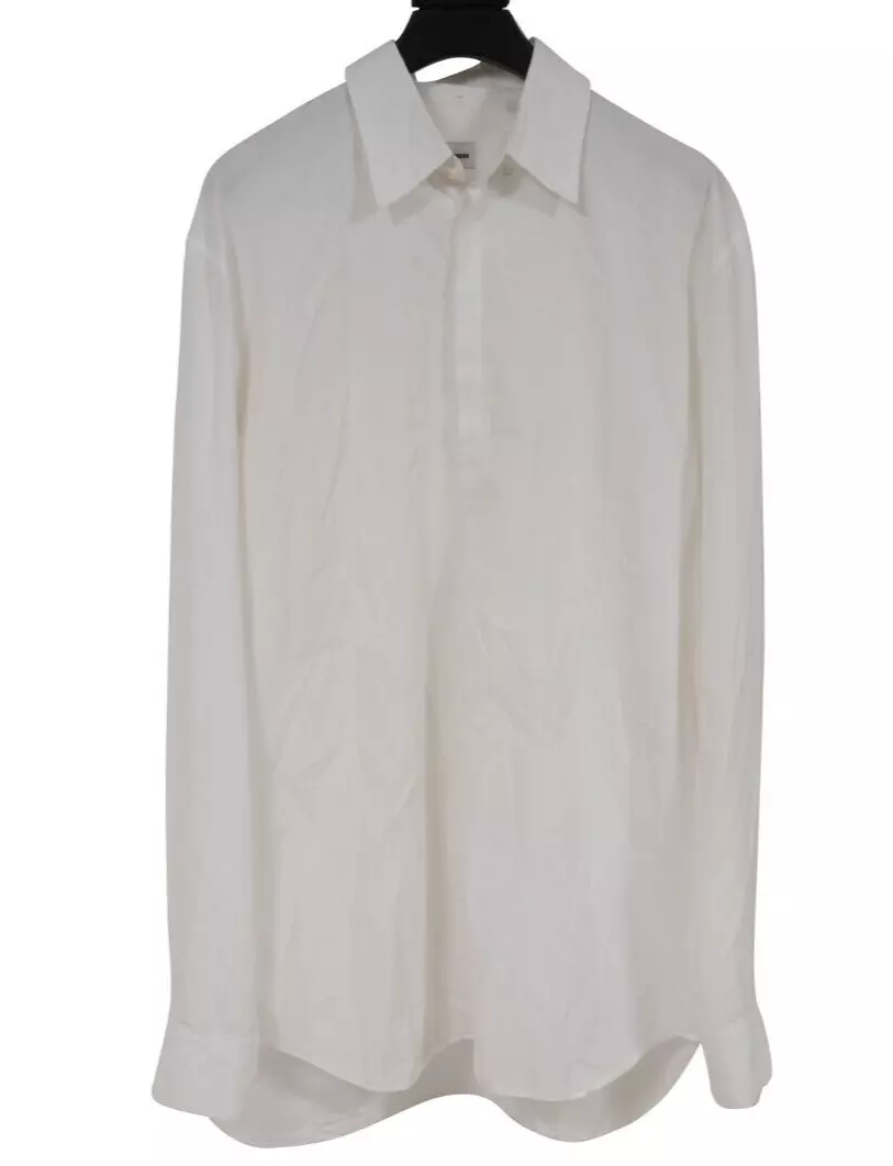 Jil Sander button-up cotton shirt - Black