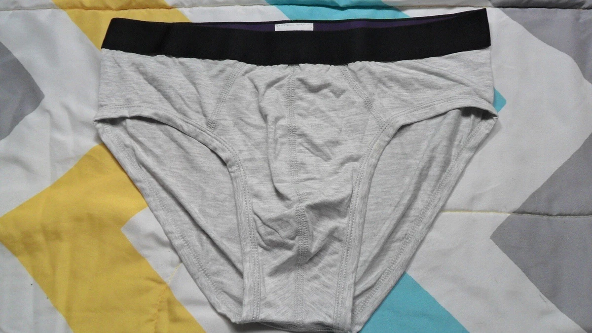 Large NWOT 1 Pair MeUndies Me Undies Mens Underwear Brief Gray Fit Size  36/38