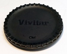 Vivitar Om Camera Body Cap Made in Japan for OM1 Om-2 or 2X teleconverter front
