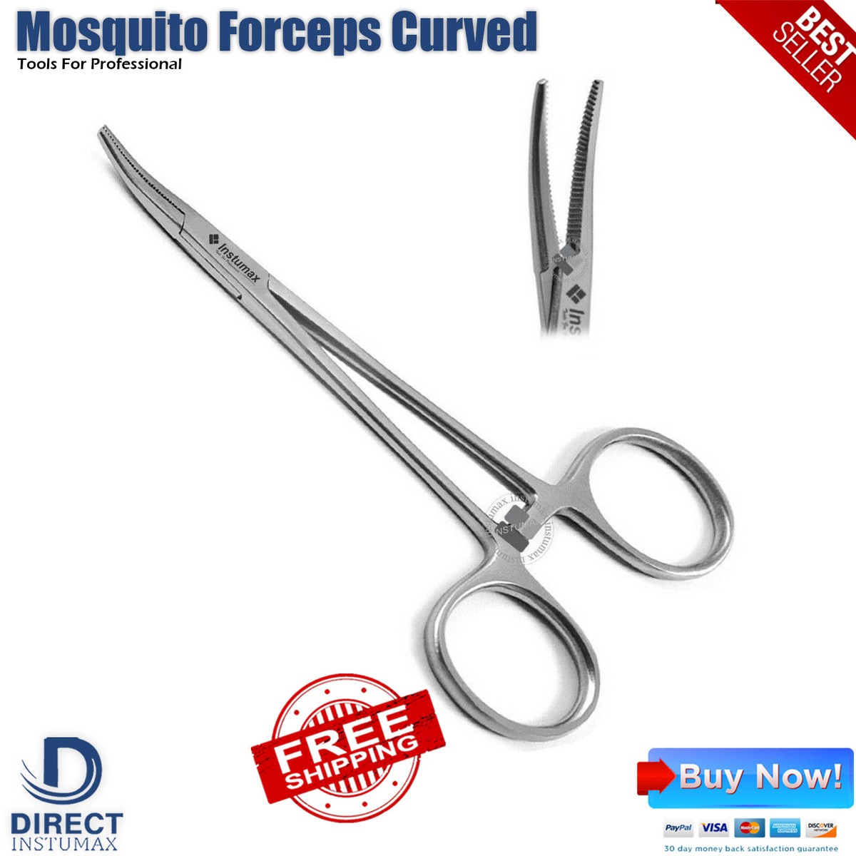 Surgery Tools: Scalpel, Knives, Sharpening Stone, Needle Holder Forceps With Cutting