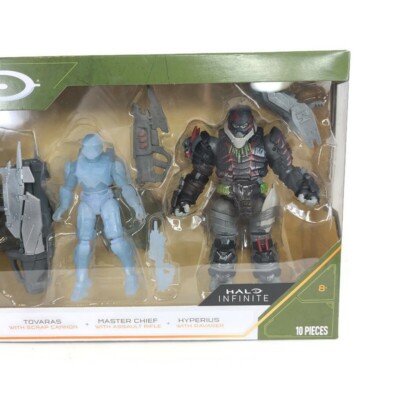 HALO Infinite Tovaras Active Camo Master Chief Hyperius Figures