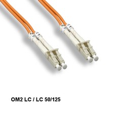 Kentek 32.80ft/10m OM2 LC to LC Multi-Mode Fiber Optic Cable 50/125 Duplex OFNR