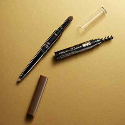 Eveline Cosmetics Brow Multifunction Styler 3in1   Pencil, Powder & Brush