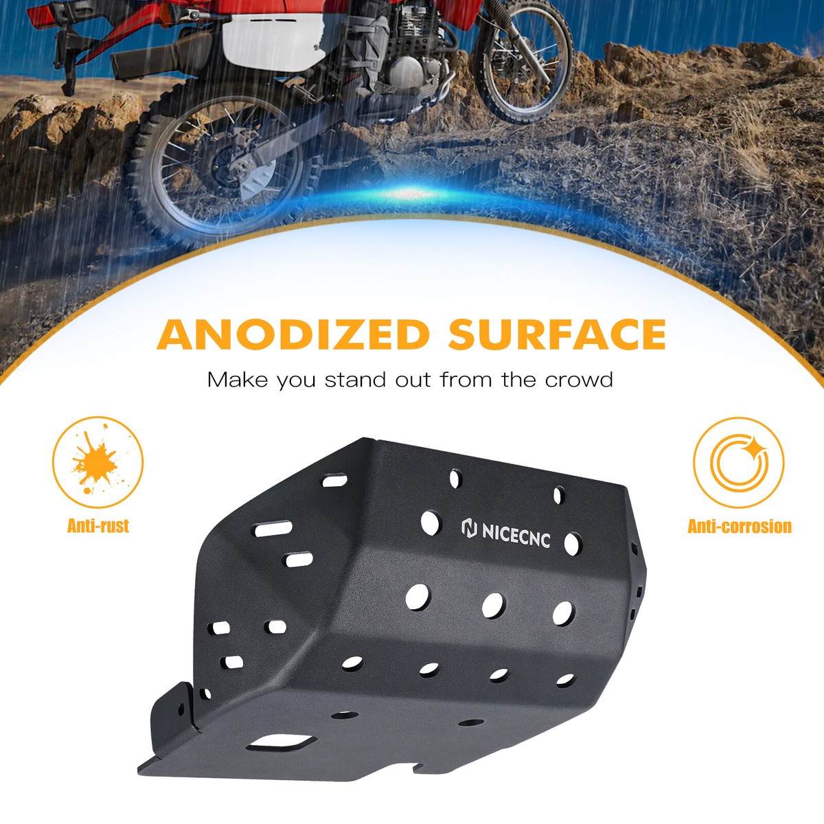 NICECNC Skid Plate Engine Bottom Protector Guard Kit For Honda