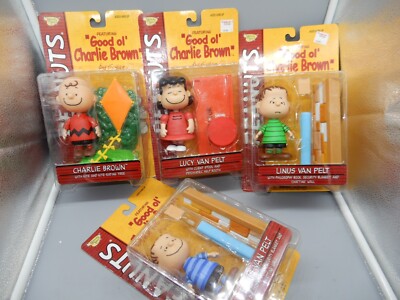 PEANUTS Good Ol Charlie Brown 4 figures NEW NIP Memory Lane LUCY, LINUS, CHUCK