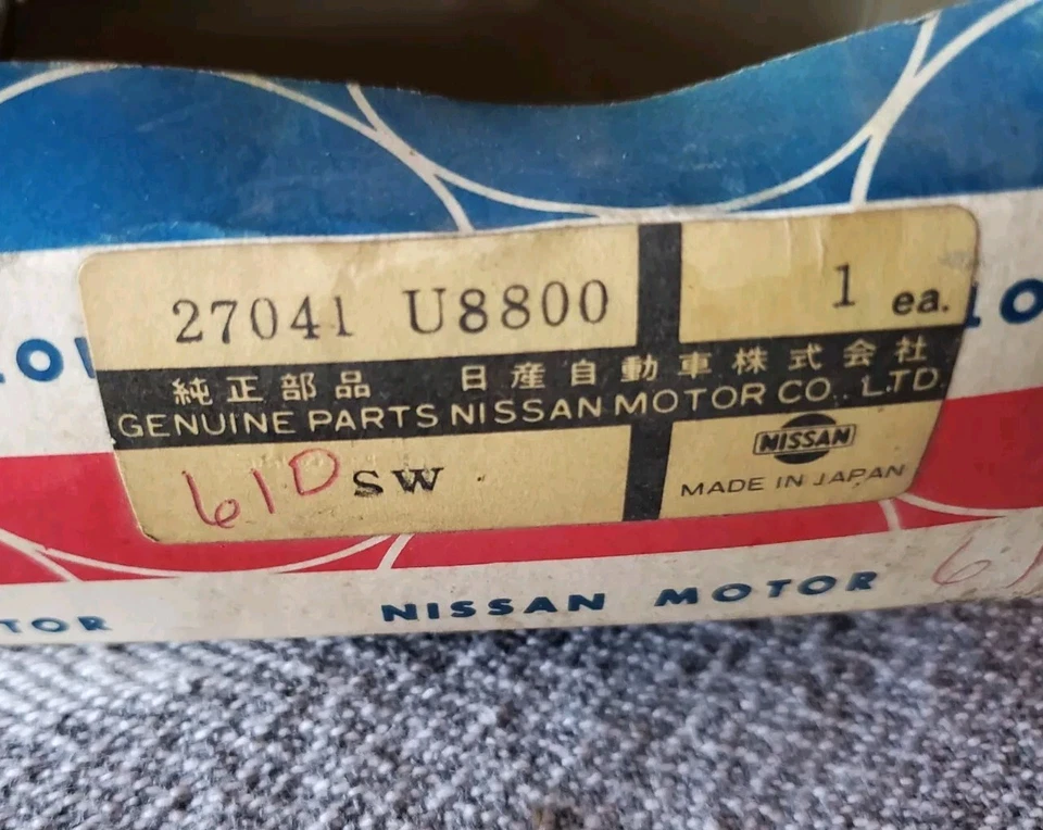 De colección Datsun 610 CONMUTADOR CONJUNTO VENTILADOR AIRE ACONDICIONADO Nuevo Antiguo Stock NISSAN NOS 27041-U8800 Foto 4 de 4